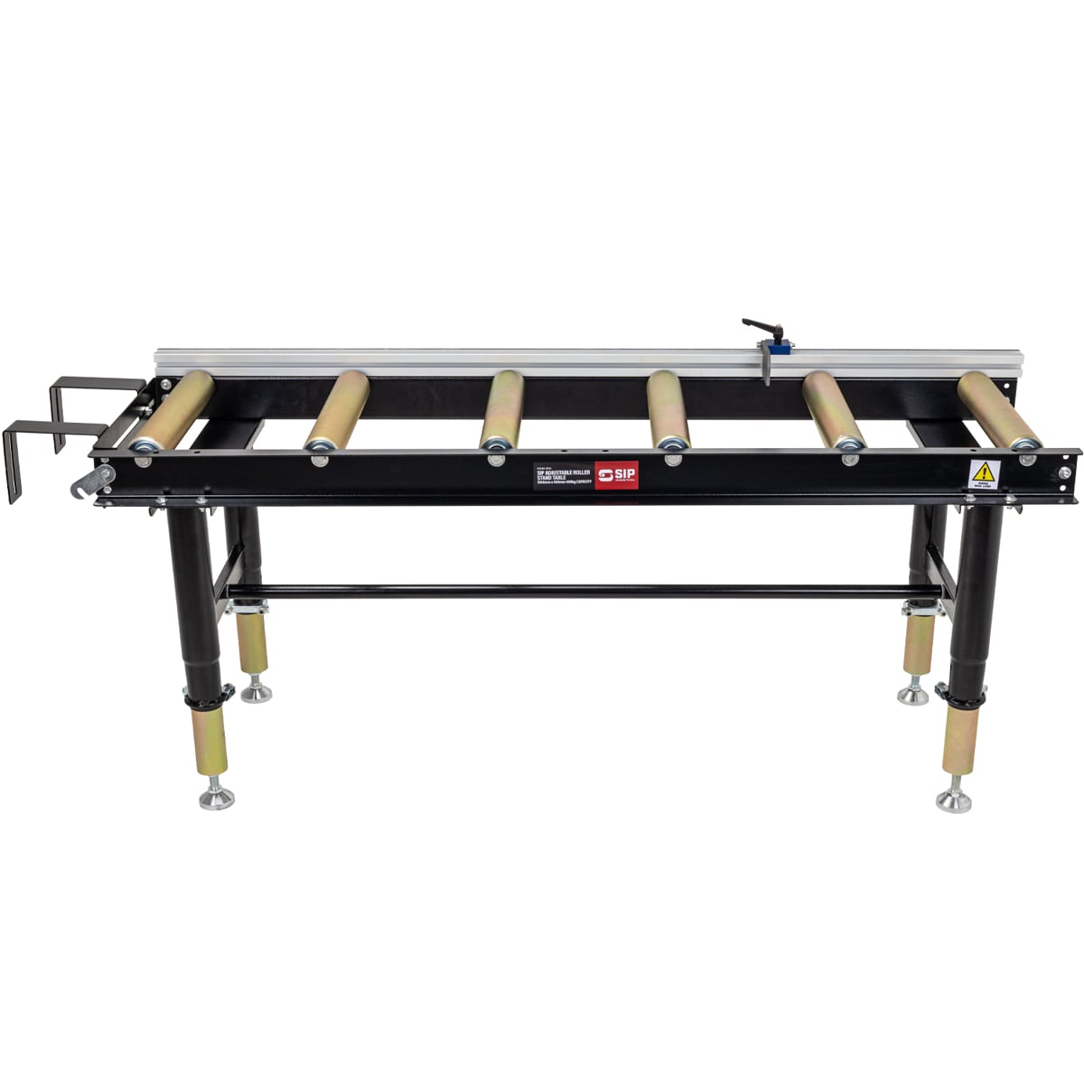 SIP Adjustable Roller Stand Table 1500x400mm 400kg